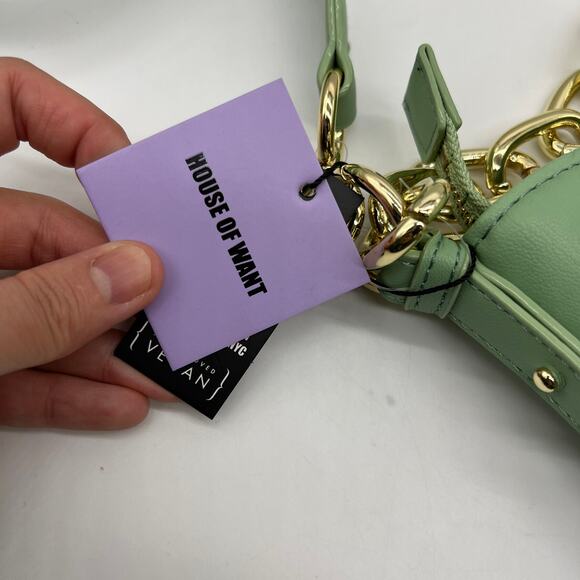 House of Want Convertible RFID Hobo Bag Green Fig - Picture 11 of 16